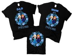 "Please leave your requested title (DAD, MOM, DRANDMA, GRANPA, SISTER, BROTHER) in the personalization box for the seller. SIZING NO SIZING EXCHANGES WILL BE ALLOWED, SO PLEASE ORDER ACCORDINGLY, AS THESE ITEMS ARE MADE TO ORDER. Measurements for short sleeves BABY FITS WEIGHT LENGTH 3-6 mo. 12-16 lbs 20\" - 25\" 6-12 mo. 16-22 lbs 25\"-28\" 12-18mo. 22-27 lbs 28\"-30\" 18-24 mo. 27-30 lbs 30\"-32\" TODDLER FITS WEIGHT LENGTH 2T 30-33 LBS 32\"-35\" 3T 33-36 LBS 35\"- 38\" 4T 36-40 LBS 38\" 40\" Custom Birthday Shirts, Family Birthday Shirts, Family Birthday, Frozen Birthday, Kids Graphic Tees, Family Birthdays, Sister Brother, Princess Birthday, Custom Birthday