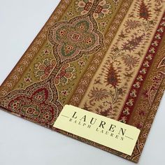 Nwt Lauren Ralph Lauren "Grantley Paisley Autumn" Cotton Floral Fabric Sample/Remnant Crafts, Made In Peru. (Fs-79) 100% Cotton Measures: 26 1/2" Wide X 26 1/2" Long Please See My Other "Fabric Sample" Listings! Soft Cooler, Lauren Brown, Walker Boots, Blush Makeup, Key Card Holder, Fit N Flare Dress, Rain And Snow Boots, Fabric Samples, Stationery Supplies