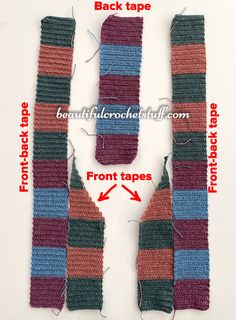 the instructions for how to crochet an arm warmer with two rows of yarn