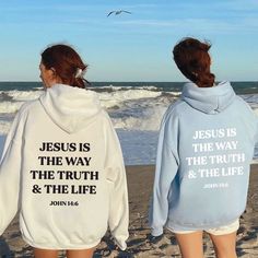 christian hoodies Bible Verse Hoodies, Bible Verse Clothing, Christain Outfits, Youth Group Outfits, Jesus Shirts Christian Clothing, Christian Clothing Brands, Jesus Merch, Christian Girl Outfits