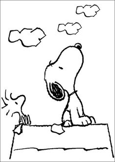 a drawing of a dog sitting on top of a table with its mouth open and tongue out