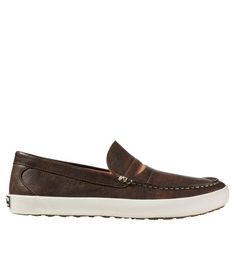 Men's Mountainville Shoes, Penny Slip-On | Sneakers & Shoes at L.L.Bean Casual Leather Slip-on Sneakers For Walking, Brown Swift Leather Casual Slip-ons, Slip-on Swift Leather Walking Shoes, Casual Swift Leather Slip-ons With Round Toe, Casual Everyday Slip-ons With Stitched Sole, Casual Slip-on Walking Shoes In Swift Leather, Casual Leather Slip-on Sneakers With Round Toe, Casual Slip-on Boat Shoes With Round Toe, Casual Everyday Loafers With Leather Footbed