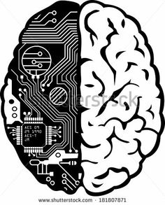 an electronic brain and circuit board