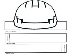 an image of a hard hat that is in the shape of a helmet with words on it