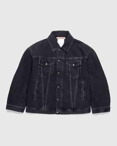 100% organic cotton Non-stretch denim Classic collar Dropped shoulders Extra long sleeves Front button closure Button cuffs Button tabs at the hem Flap button chest pockets Side hand pockets Unisex Denim Jacket Black, Oversized Denim Jacket, Extra Long Sleeves, Moto Style, Black Denim Jacket, Extra Long, Chest Pocket, Stretch Denim, Cool Outfits