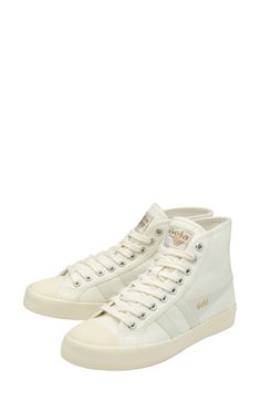 Embrace retro style in this high-top cotton canvas sneaker swiped with signature stripes on the side for branded detail. Lace-up style Textile upper and lining/rubber sole Imported High Top Sneaker, Canvas Sneakers, Up Styles, Retro Style, High Top, High Top Sneakers, High Tops, Rubber Sole, Retro Fashion