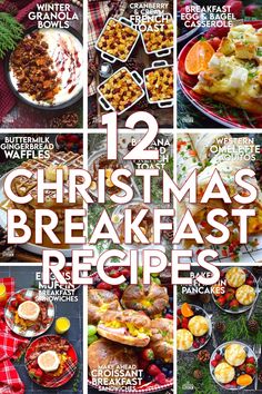 Whether you have a small family or a crowd this holiday, there is a recipe or two in this collection of 12 Christmas Breakfast Recipes that will taste terrific and will eliminate the stress of getting food on the table on Christmas morning! There are even some make-ahead recipes too!