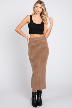 Details A solid fuzzy knit midi skirt with an elastic waistband and side slit. Content + Care 80% Nylon 20% PolyesterHand Wash Cold, No Bleach, Do Not Tumble Dry, Hang DryImport Size + Fit Length: 30"Measured From: SmallProduct Code: 87997Model Stats: Height: 5'7"Bust: 34"Hips: 34"Wearing Size: Small Button Skirt, Knit Midi Skirt, Knit Midi, Mocha, Blush Pink, Trendy Outfits, Midi Skirt, Bleach, Elastic