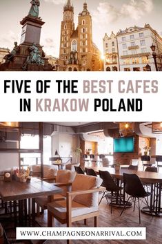 the best restaurants in krasow poland with text overlay that reads five of the best