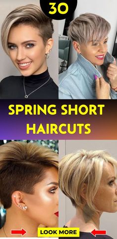 Discover the latest in spring short haircuts for women. From layered chic styles to cute inspirations for straight hair, find the perfect look to match your mood. Get inspired with our collection of stylish ideas and tips to refresh your style this season. #short #hairstyles Wedding Hairstyles For Women, Short Hairstyle Ideas, Short Haircuts For Ladies, Haircuts For Ladies, Easy Short Haircuts, New Short Haircuts, Styling Mousse, Bob Hairstyles With Bangs, Very Short Haircuts