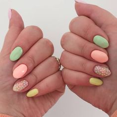 20 Gorgeous Pastel Nails for Spring - Wonder Forest Spring Vacation Nails, Sorbet Nails, Unique Nail Polish, White Lace Nails, Wonder Forest, Nail Ideas Simple, Evil Eye Nails, Spring Break Nails, Fun Summer Nails