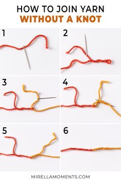 how to join yarn without a knot