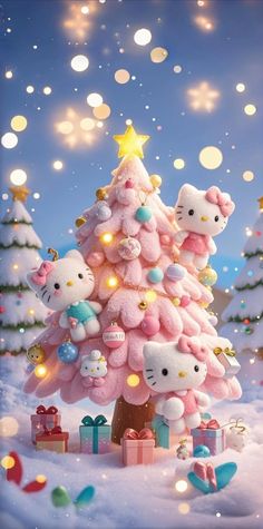 Kitty Pictures, Kitty Items, Jaimie Alexander, Kitty Christmas, Art Mignon, Hello Kitty Christmas, Hello Kitty Pictures, Kitty Wallpaper