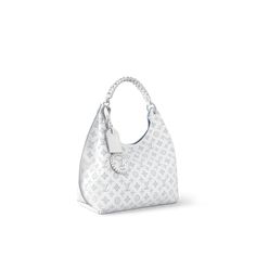 LOUIS VUITTON® - Carmel - Blanc Bleu White Lv Bag, Louis Vuitton Gifts, Trunk Bag, Monogram Pattern, Wallet Pouch, Monogram Bag, Buckle Shoes, Silver Jewelry Fashion, Lv Bag