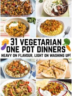 31 vegetarian one pot dinners that are easy to make and delicious