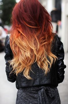 Sunset Copper Hair, American Outfits, Hair Color Red Ombre, Crimson Hair, Auburn Balayage, Fine Straight Hair, Ren Fest, Hair 2018