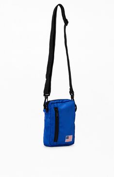 PacSun exclusive! Store everything you need in the Olympics Team USA Crossbody Bag. With ample storage pockets including a roomy main compartment and front zipper pocket, this bag makes it easy to keep everything handy. It's finished off with a removable adjustable crossbody strap and Team USA branding on the front.


	Removable adjustable crossbody strap
	Roomy main compartment
	Front zipper pocket
	Team USA Olympics branding Blue Shoulder Bag With Functional Pockets, Blue Nylon Bag With Functional Pockets, Blue Bags With Functional Pockets For On-the-go, Functional Blue Shoulder Bag With Pockets, Blue Bags With Functional Pockets For Outdoor Use, Blue Bags With Functional Pockets For Everyday Use, Outdoor Blue Bags With Functional Pockets, Blue Outdoor Bags With Functional Pockets, Blue Everyday Bags With Functional Pockets