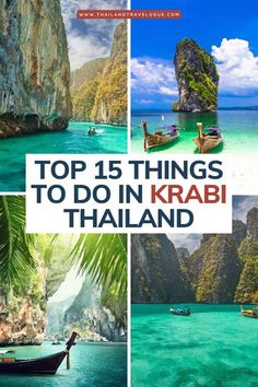 the top 15 things to do in krabi thailand