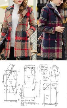 a women's coat and jacket sewing pattern