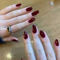 Dark Red Acrylic, Psychology Student, Dream Nails, Day In The Life, Nail Manicure