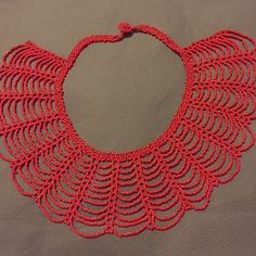 Handmade Necklace **Made By Saraguro Women In Ecuador, South America Red Fair Trade Jewelry As A Gift, Red Fair Trade Beaded Necklace As Gift, Red Fair Trade Necklace As Gift, Red Fair Trade Jewelry With Round Beads, Handmade Bib Necklaces For The Beach, Handmade Red Bib Necklace For Party, Handmade Red Bib Necklace With Round Beads, Gift Bib Necklace With Large Beads, Handmade Necklace