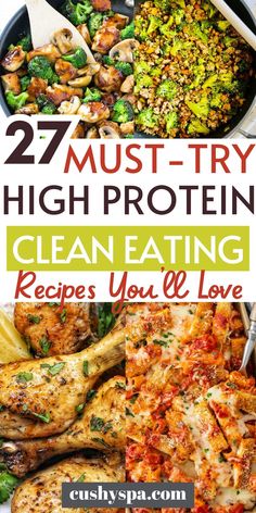 27 must try high protein clean eating recipes you'll love