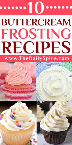 the top ten buttercream frosting recipes