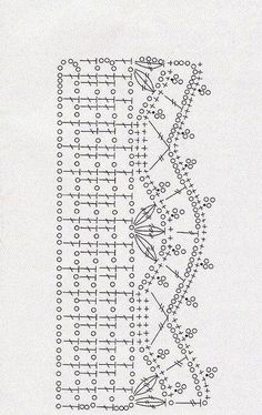 the diagram shows how to make a cross stitch pattern