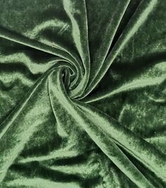 a green velvet fabric that is very soft