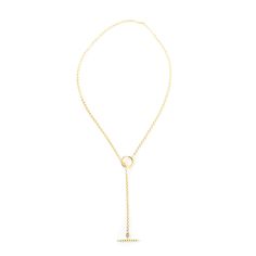 Your favorite new chain in a lariat. Connect your charms or wear on its own. Love it either way. 14k gold Cheap Lariat Chain Necklace With Adjustable Chain, Blue Print, Egift Card, Vases Decor, Love It, Jewelry Gifts, Gold Necklace, Decorative Pillows, Fine Jewelry