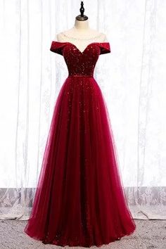 Cheap Prom Dresses, Instock Prom Dresses 2021, Free Shipping - SheProm.com Maroon Homecoming Dress Long, Prom Dresses 2023 Burgundy, Winter Ball Gowns Long Sleeve, Red Prom Dress Aline, Claret Prom Dress, Prom Dresses 2023 Maroon, Dream Prom Dress Red, Cheap Prom Dresses Under $50 Long, A Line Red Prom Dress