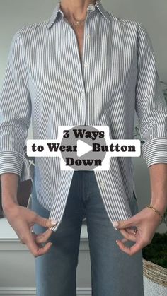 Button Shirt With Shorts, How To Wear Tank Tops, Tied Tops Outfit, Button Up Shirt Over Dress Outfit, Button Up Tie Shirt Outfit, Shirt Tying Hacks Button Up, Button Down Shirt Tie Hack, Different Ways To Button A Shirt, Belt Over Shirt Outfit