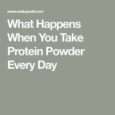 Taking protein powder every day has its risks and benefits. Learn what protein powder does and what happens when you take it every day. What Happened To You, What Happens When You, Warning Signs, Protein Powder, Health And Nutrition, Better Sleep, Every Day, Nutrition, Benefits