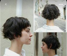 Mini Bob, Wavy Bob Haircuts, Oval Face Hairstyles, Curly Bob Hairstyles, Short Haircut, Trending Hairstyles, Short Hair Haircuts, Cut My Hair