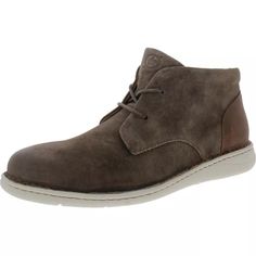 Nwob Born Theo Chukka Boots Men’s 8.5 M Suede Chukka Boots With Cushioned Footbed, Suede Chukka Boots With Cushioned Footbed And Plain Toe, Business Low-top Boots With Rubber Sole, Low-top Business Boots With Rubber Sole, Business Boots With Textured Sole And Low-top Design, Business Boots With Textured Sole And Low-top Shape, Rugged Suede Work Boots, Suede Boots With Abzorb Midsole And Round Toe, Classic Low-top Walking Boots