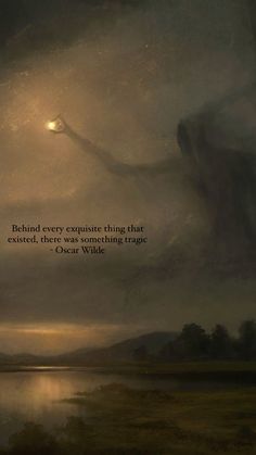 a painting with a quote on it