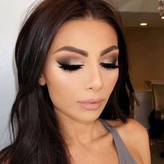 Makeup Cantik, Gorgeous Wedding Makeup, Smokey Eye Makeup Look, Wedding Makeup For Brown Eyes, Best Wedding Makeup, Eye Makeup Styles