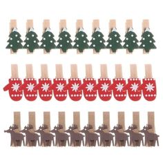 christmas stocking holders with reindeers and snowflakes on them, set of 12