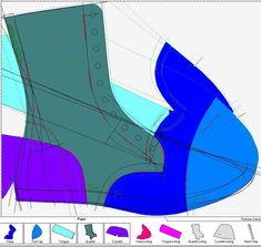 A digital patterns for making the lace up boots (derby boots), sizes 38-45 medium width. Patterns are presented in format PDF (formated and ready to A3 print) and DXF. The patterns are ready for output to the printer, have assembly markers, notchs and text markers. Great for the practice in shoemaking. The shoe last must have a classic design with oval toe shape, heel height is 1-2 cm, standard width. Boot Pattern Template, Text Markers, Make Boots, 2d Pattern, Handmade Shoes Pattern, Boot Pattern, Derby Boots, Shoe Cobbler, Boots Pattern