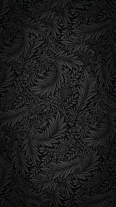 an abstract black and white background with leaves