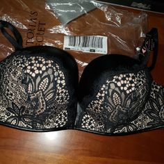 Vs/Bombshell Collection Leather With Lace Cups Multi Way Bra With Bombshell Cups Very Nice Material Original Packaging Elegant Padded Bra By Victoria's Secret, Victoria's Secret Elegant Padded Bra, Women's Intimates, Bra, Lace, Women Shopping, Leather, Color