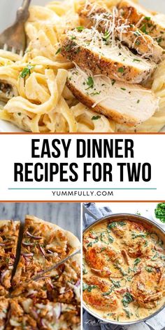 easy dinner recipes for two that are delicious and quick to make with the help of your family