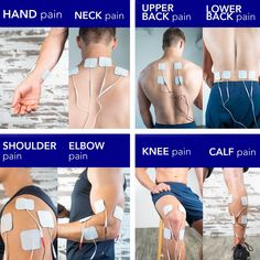 Tens Therapy, K Tape, Calf Pain, Knee Pain Exercises, Tens Ems