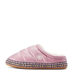 Treat yourself after a long day on your feet. With its puffy, quilted upper and plush feeling, this soft slipper is an instant fave. Crius Clog Slipper | Women's Crius Clog Slipper Casual Shoes in Pink, Size: Large B / Medium by Ariat Small B, Clog Slippers, Soft Slippers, Pink Fits, Casual Slippers, Womens Slippers, Women's Style, Mule Shoe, Clogs