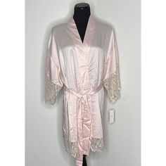 Flora Nikrooz Satin Short Robe Pink Medium Nwt. Condition Is New With Tags. Shipped With Usps Ground Advantage. Flora Nikrooz, Satin Short, Sleepwear Robe, Women's Intimates, Satin, Tags, Pink, Women Shopping, Color