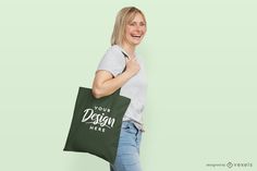 Woman tote bag mockup in flat background Tote Bag Mockup, Background Psd, Flat Background, Ppt Design, Bag Mockup, Shirt Maker, Save Image, Womens Tote