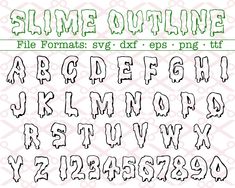 the font and numbers are drawn with green ink