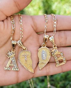 Customize ANY item whether a necklace or a bracelet! Personalize any item whether a gift for someone special even for yourself! *14K Gold Plated Initials *CZ Rhinestones *Letters Only