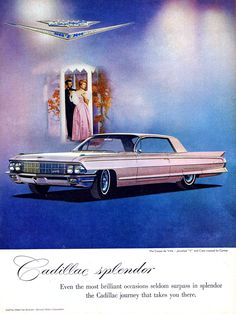 an advertisement for cadillac's new car, the el camino