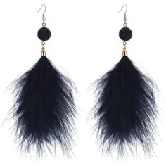 Unique Design. Boho Style Long Feather Fringe Design, Let You Charm Elegant, Beautiful And Charming. Soft Feathers And Sparkling Crystals Are The Perfect Finishing Touch To A Stylish Outfit. Materials. Feather, Hypoallergenic Ear Hook, Round Crystal, High Quality Material, Light And Comfortable, Don't Worry About Breaking. Fashion Earrings. With A Unique Design And A Variety Of Colors, These Large Feathered Fringe Earrings Are Elegant And Stylish And Can Be Worn With Different Outfits For Everyd Feathered Fringe, Feather Fringe, Large Feathers, Gold Gift Boxes, Elegant Girl, Feather Jewelry, Earrings Bohemian, Long Dangle Earrings, Stylish Outfit